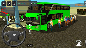 Indonesia Coach bus driving | Euro bus simulator 2025 Android gameplay #game 1