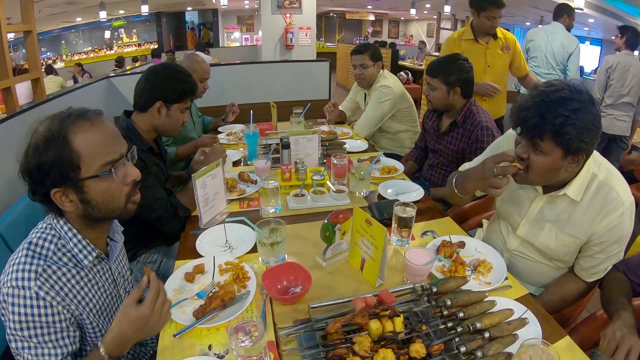 Ab S Absolute Barbecues Team Lunch Absolute Barbecue Chennai Unlimited Buffet Youtube