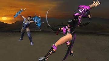 Ultimate Mortal Kombat Deception Kitana Playthrough