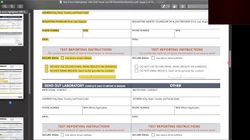 Ehlers Danlos Syndromes Genetic Testing: How to fill out the test requisition form