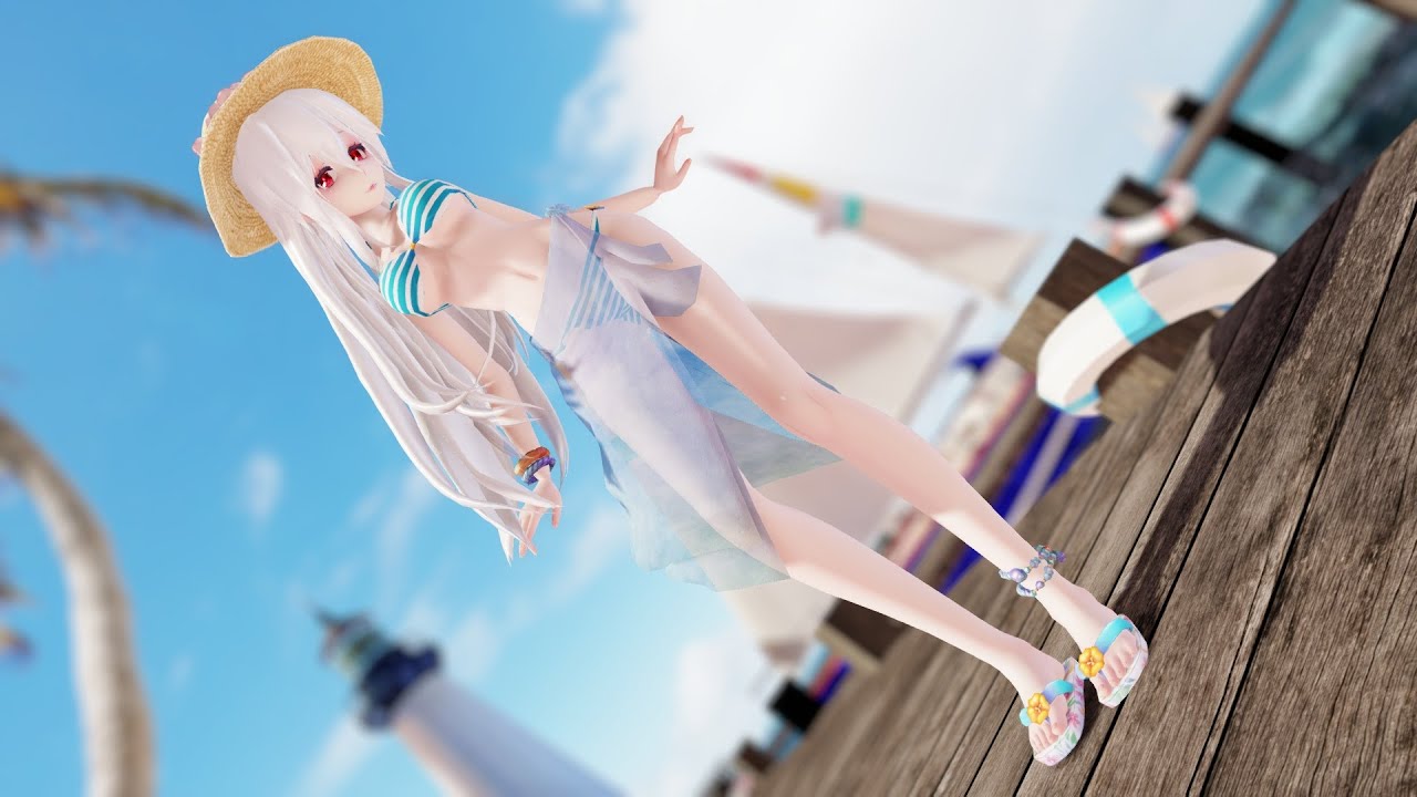 【MMD】iMarine SunnyDays! yowane haku 弱音ハク