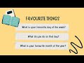 Beginners favourite things