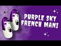 🟣 Purple Sky Halloween Nail Art | 1-Minute Maniology