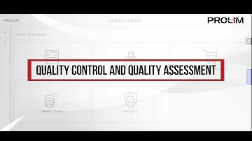 Quality Control and Quality Assessment