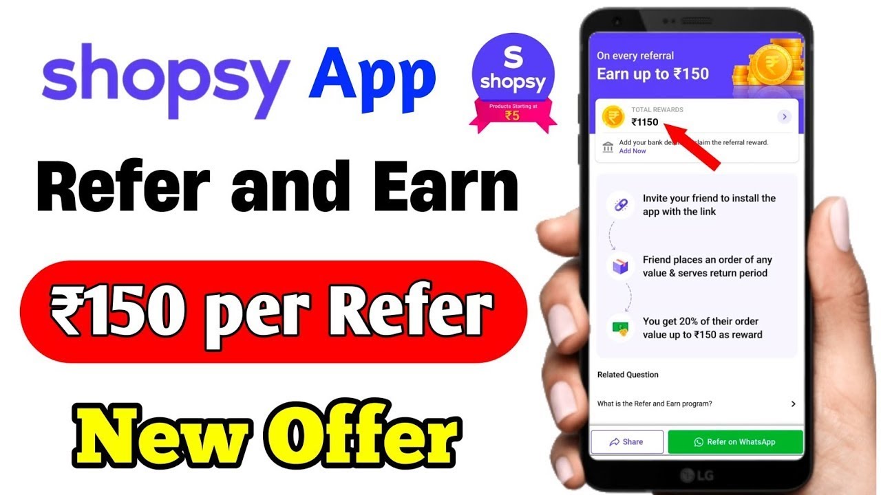 shopsy flipkart app se paise kaise kamaye | shopsy me refer and earn kaise kare