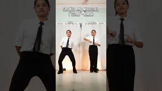 tutorial Smeraldo Garden Marching Band  Jimin slowed And Mirrored ytshorts