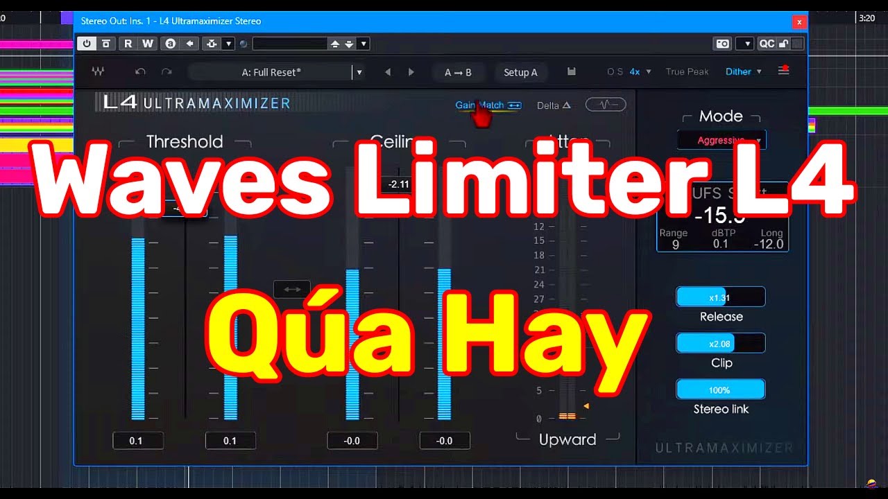 Test Hướng Dẫn Sử Dụng Limiter L4 Mới Nhất Của Bộ Waves 16