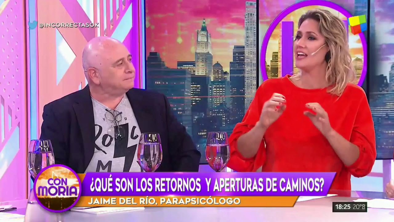 PARAPSICOLOGO JAIME DEL RIO EN INCORRECTAS CON MORIA CASAN 1/5/2019