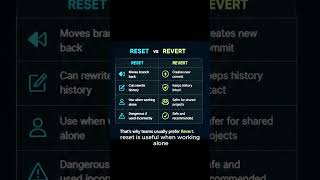 Git Reset vs Git Revert