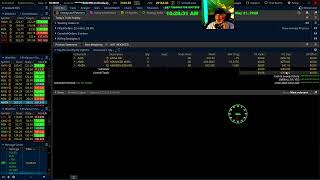 Professors Live Morning Scalping Large Caps: Strike and Recoil Strategy