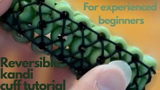 Reversible ladder kandi cuff tutorial (good for experienced beginners!)