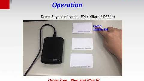 USB RFID Dual Band Card Reader   AR 725RS