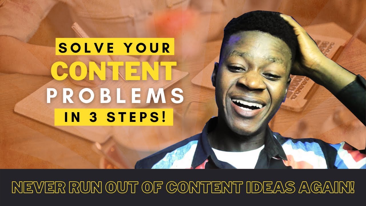 The simplest Strategy To Solve Your Content Creation Problem In 3 Steps