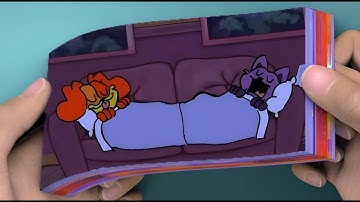 Nachtmerrie [Animatie van lachende wezens] Flipboek