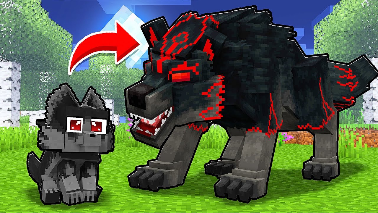 Baby Minecraft Wolf