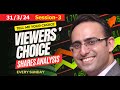 Viewers choice shares analysis 31 mar 24  session3 by sudhir chander sac.ev