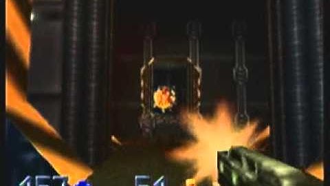 Quake II walkthrough (Hard, All secrets/enemies) E2M1 Orbital Defense