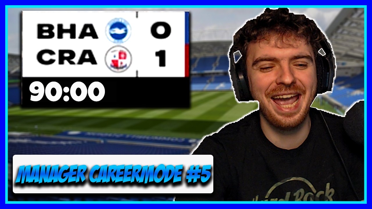 Gaan we stunten tegen Brighton?-FC26 manager careermode #5 (Crawley Town)
