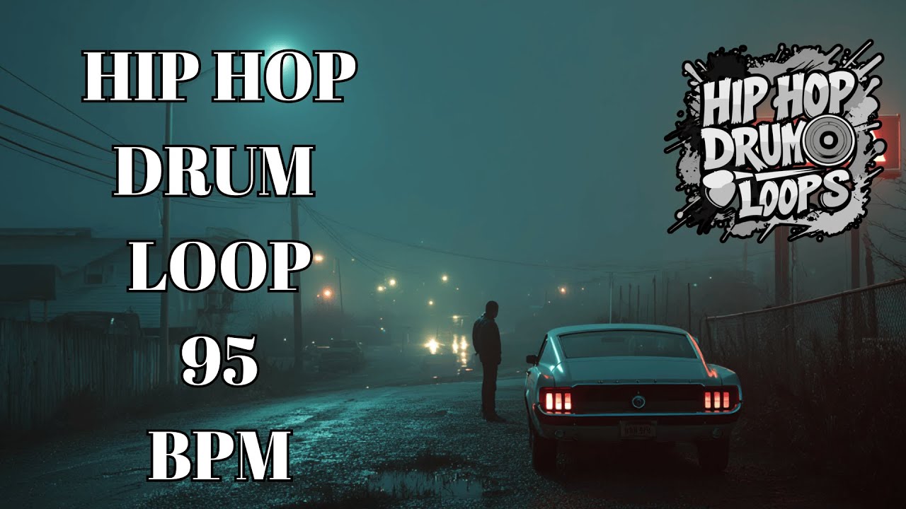 95 BPM Hip Hop Drum Backing Track | Classic Head Nod Groove
