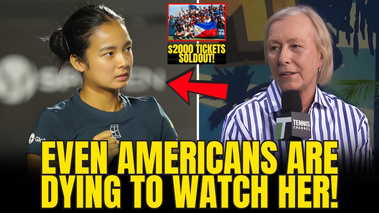 Martina Navratilova IN SHOCK As Alex Eala’s FANS OVERCROWD Courtside DESPITE SKYROCKETING PRICES!