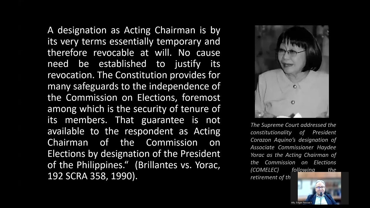 Part 2 - -Philippine Election Law - Full Course -The COMELEC