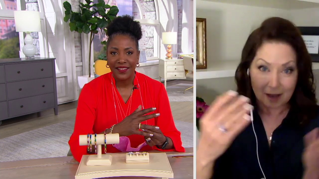 Diamonique x Lisa Mason Princess Cut Colorful Band Ring, Sterling on QVC