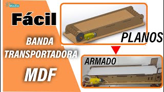 Armar Banda Transportadora fácil - Planos