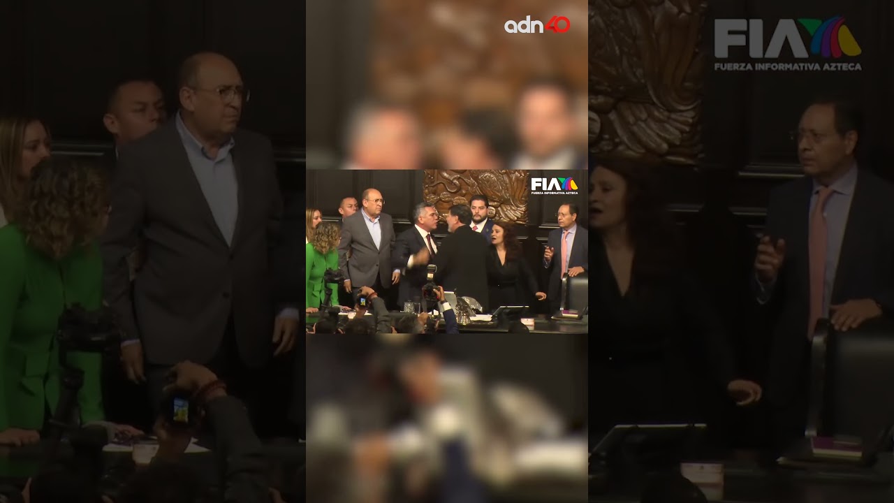 Así fue la pelea entre Gerardo Fernández Noroña y Alejandro Moreno en el Senado