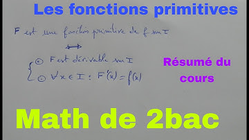 fonctions primitives........math de 2bac