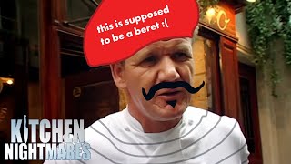 *french accent* gordon goes to, how you say, paris? | Kitchen Nightmares UK