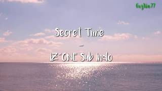 Secret Time (Memory) - IZ*ONE (Indo Sub)