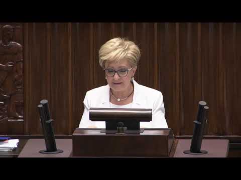 Elżbieta Radziszewska żegna się z Sejmem