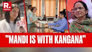 Kangana Files Nomination From Mandi, Family Exudes Confidence In Her Victory