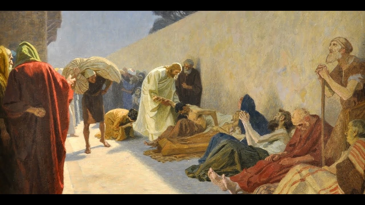 Evangelho do dia Marcos 6,53-56 -- (Jesus cura os doentes) - YouTube