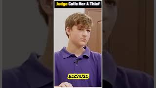 Judge Calls Her A THIEF After Viral Video Theft 😳⚖️ #Courtroom #Judge #Shorts