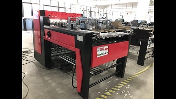 MSKC-1000A AUTOMATIC DRUM TYPE V GROOVING MACHINE