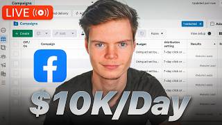 Scaling to $10K/Day LIVE with Facebook Ads (dropshipping)