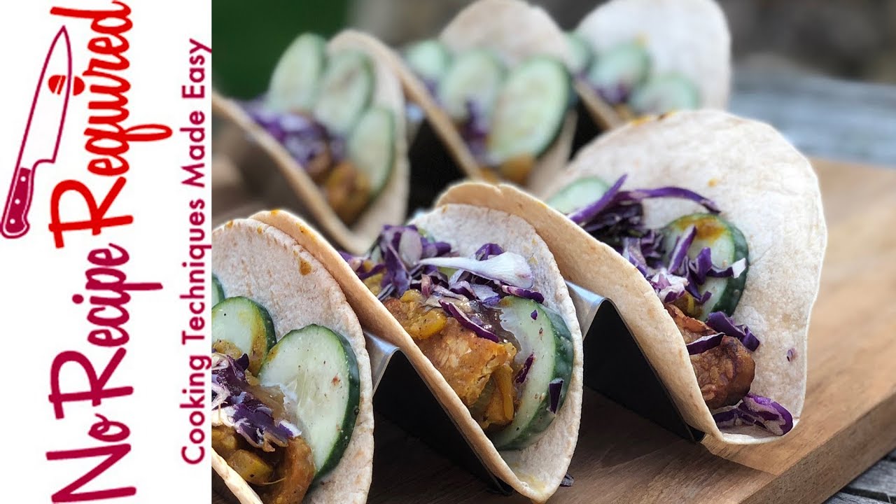 Review of Purple Carrot's Tempeh Tikki Masala Tacos NoRecipeRequired