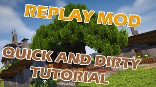 Quick and Dirty 1.12 Replay mod tutorial! SIMPLE as possible :: Minecraft 1.12