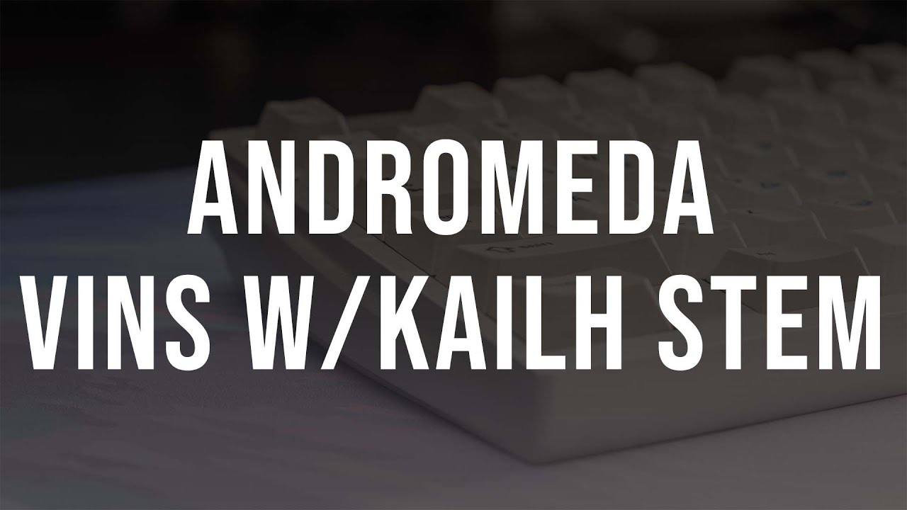 ai03 Andromeda | Vins Black with Kailh stem | plate foam only