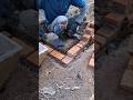 This is a practical way to install red bricks without This is a practical way to install red bricks without
