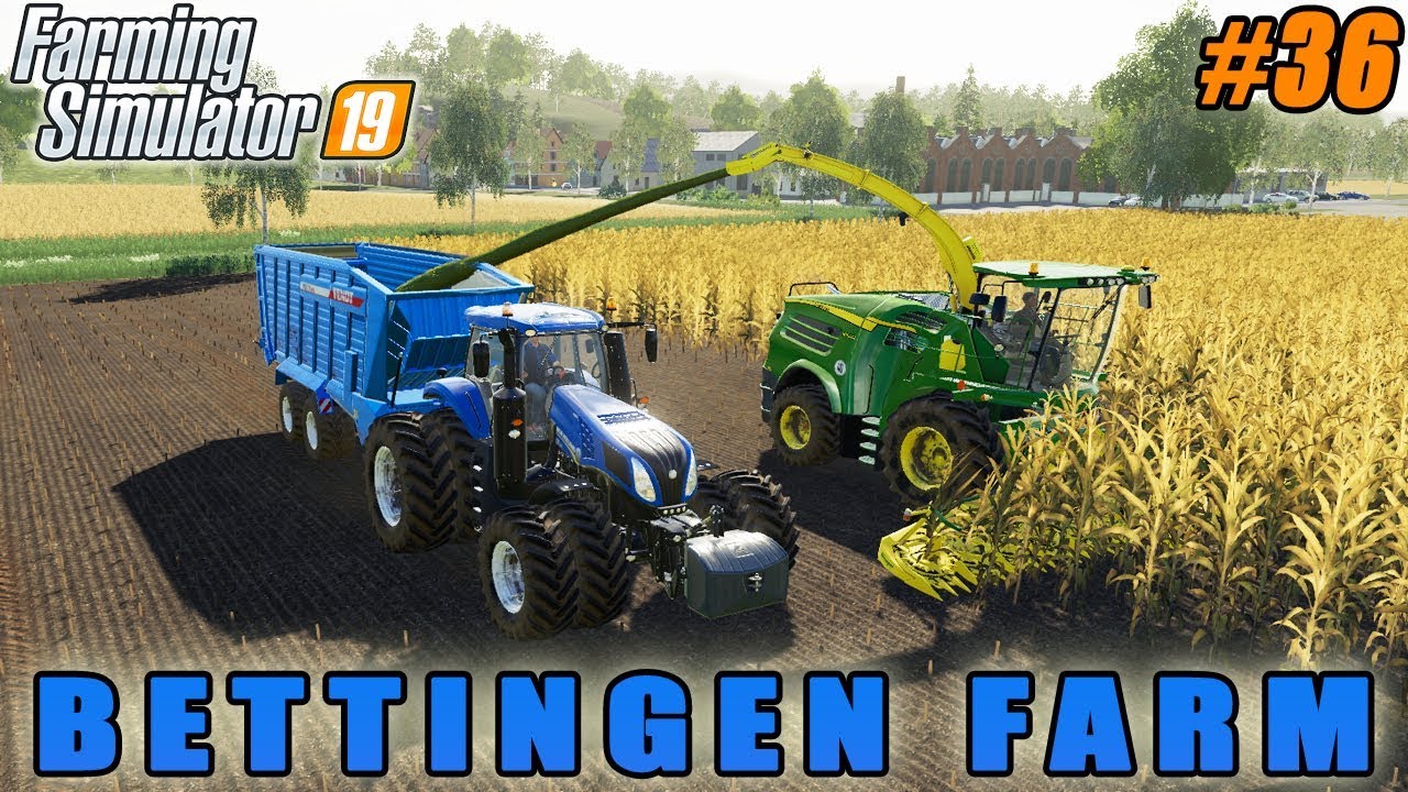 Farming simulator 19 | Bettingen Farm | Timelapse #36 | Planting sunflower, harvest corn silage fs17 mods voiture