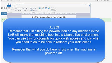Intro to the NSA-lab