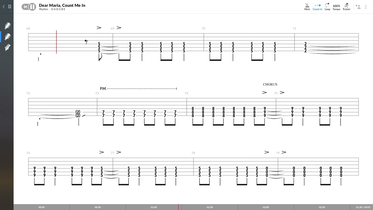 All Time Low Dear Maria, Count Me In (RYTHM GUITAR TAB PLAY ALONG) YouTube All Time Low Dear Maria, Count Me In (RYTHM GUITAR TAB PLAY ALONG) YouTube