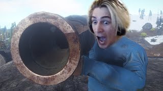 Gambling Addict Finds a ROCKET LAUNCHER! - xQc Rust Episode 7