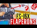 FlySky FS-i6X How to Setup Flaperons - 2-Position Flaperons mix with i6X and iA6B Rx Tutorial Guide