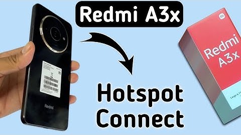 Redmi A3x Hotspot connect kaise kare, how to connect Hotspot in Redmi, Hotspot settings, wifi settin