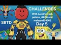 CHALLENGES WITH @officalcoolbob69, Alexthegoat and mahyou154362!! | SpongeBob Tower Defense Day 5