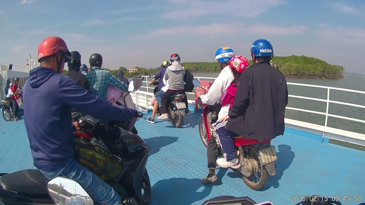 Tour Vũng Tàu 28 Tết ( lượt về) lần đầu đi phà Vũng Tàu - Cần Giờ 