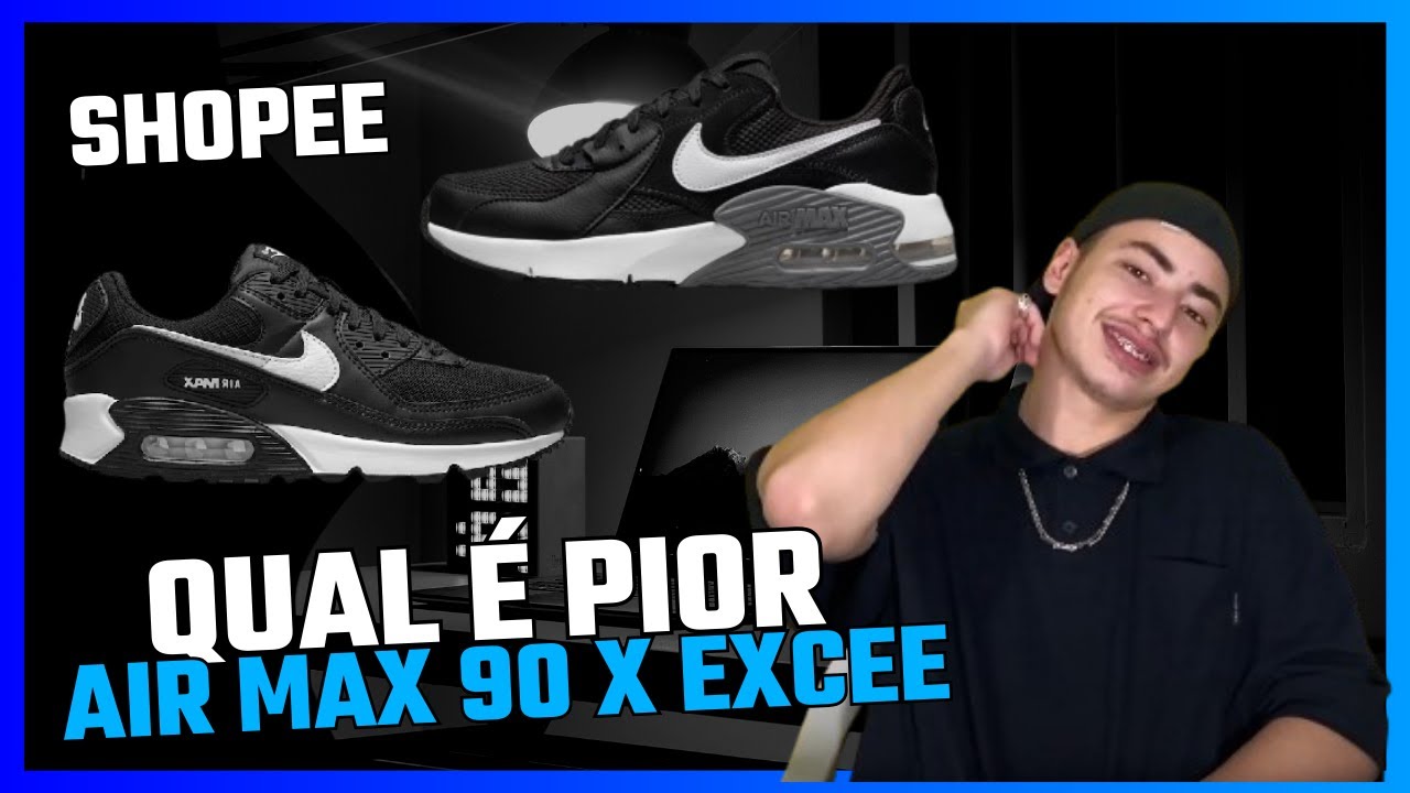 Puntero riesgo realimentación NIKE AIR MAX 90 RÉPLICA vs NIKE AIR MAX EXCEE ORIGINAL - YouTube